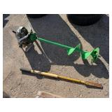 8in. x 32in. L Gas Ice Auger Eng. Free NR &