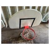 Metal Basketball Backboard & Hoop 54inW