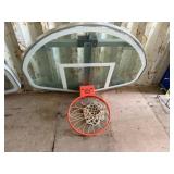 Gared Basketball Plexiglass Backboard & Hoop 54inW