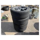 4-Fuzion Touring 225/50/R16 Tires on 5 Hole Rims