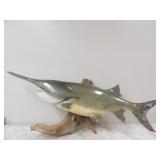 57in. Paddlefish Mount on Driftwood