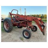 IH Farmall M, Power Steering, Farmhand F-11 Loader
