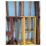 2 Sets-A-1 Half Sections Scaffolding w/Connectors