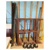 4 Sets-A-1 Scaffolding w/Connectors & 4 Wheels