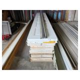 14-12ftLx24inT Garage Door Panels w/2 Misc Railing