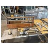 Wood Tool Box w/ Sheetrock Tools