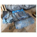 2-28x48, 1-36x40, 3-20x30-Approx. Sz, Tarps