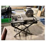 Florcraft Wet Tile Saw on Foldup Stand 110v