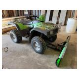 2004 Arctic Cat 500 4x4, Auto, 6ft. Snow Plow,