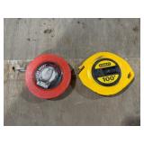 Stanley 100ft Measuring Reel, & Mastergrade 100ft