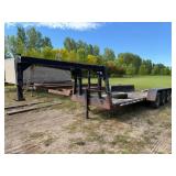 Hydra Mac 75in. x 23ft. Triple Axle, Gooseneck