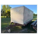 8x18ft. Tandem Axle Trailer w/86x18ft.x76H Enclose