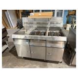 Pitco Frialator 4 Tray Deep Fryer, Gas & 110v Heat