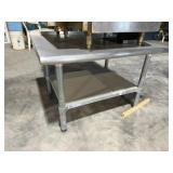 36x30x24in. Stainless Table