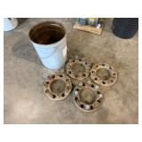 Wheel Spacers for Hydra Mac Skid Steer
