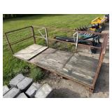 48in. x 10ft. Working Platform, Pallet Fork Mount