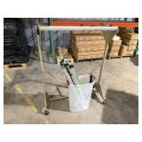 36x48 Poster/Drafting Paper Holder on Wheels w/