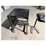Rolling Table w/Fold down Shelf & Stand