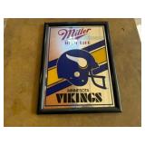 14.5x19.5 Minn Vikings Miller Mirror