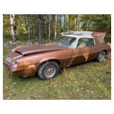 1979 Chevy Camaro, 5.7L V8, Auto, uniframe Rusted