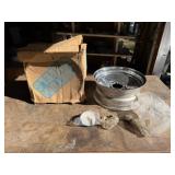 14x6in. Chrome Rim, Unused