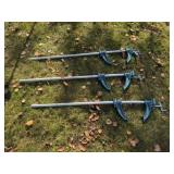 3-48in. Clamps