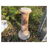 30in. H Concrete Bird Bath Base