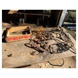 Several Traps w/Pepsi Wood Crate
