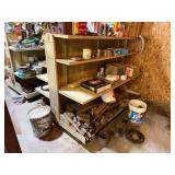 Shelving Unit w/7 Shelves,Not the Items on Shelves