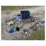 Horse Items w/Tote
