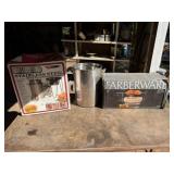 2-Stainless Steel Pots, Faberware Rotisserie