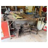 60x24x34 Metal Bench w/4 Vises