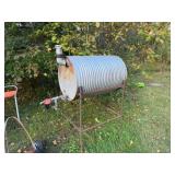 Fuel Oil Barrel on Stand