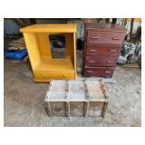 TV Cabinet, Wood Chest, 4 Drawer Dresser