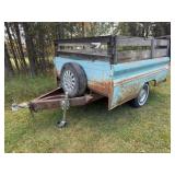 Chevy Pickup Box Trailer, Spare Tire, 15in. Tires