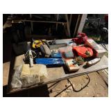 Knee Pads, Tool Bag, Clamp, Light, Misc.