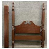 Mahogany Four Post Full Size Bed