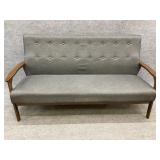 Mid Century Styled Exposed Frame Sofa