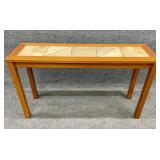 Vintage Tile Insert Console Table