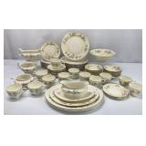 77pc of Eggshell Nautilus China
