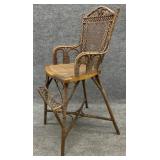 Victorian Wicker High Chair