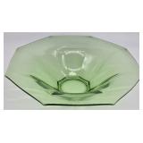 Green Heisey Depression Glass Bowl