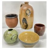 5pc Assorted Pottery Grouping