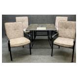 Tile Top Patio Table w/ 4 Chairs