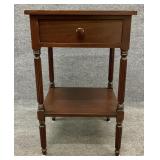Mahogany Sheraton Style One Drawer Stand
