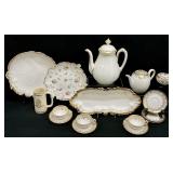 16pc Assorted Gold Rimmed China & Porcelain