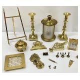 Decorative Brass Lot Including Miniatures