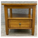 One Drawer Two Tier Accent Table