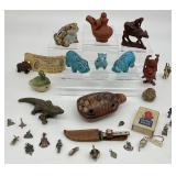 Mixed Lot of Miniature Figurines & Asst