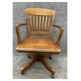 Vintage Oak Office or Banker